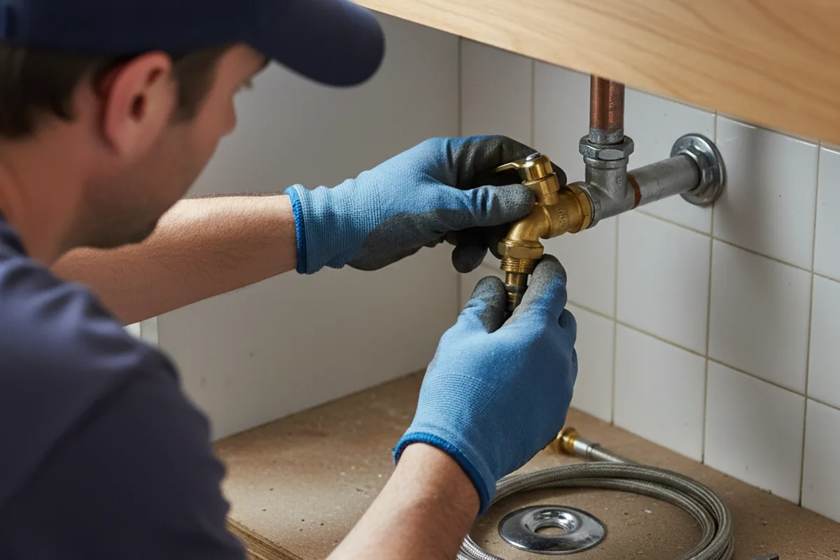 Shutoff valve and fitting work during Repiping in Suches